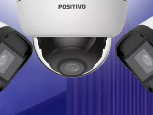 Câmeras de segurança dome e bullet
